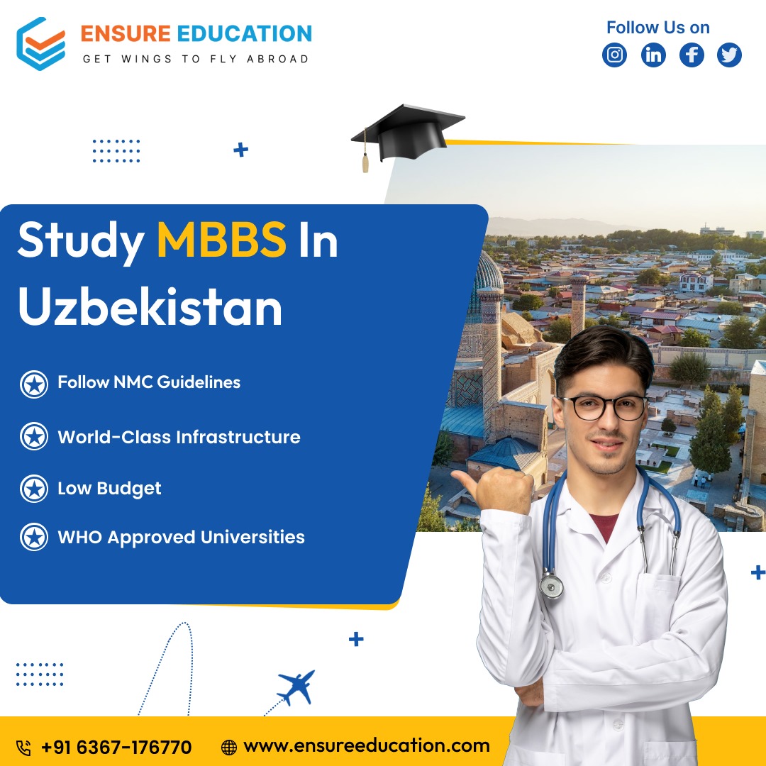 MBBS in Uzbekistan With EnsureEducation,Alwar,Services,Free Classifieds,Post Free Ads,77traders.com